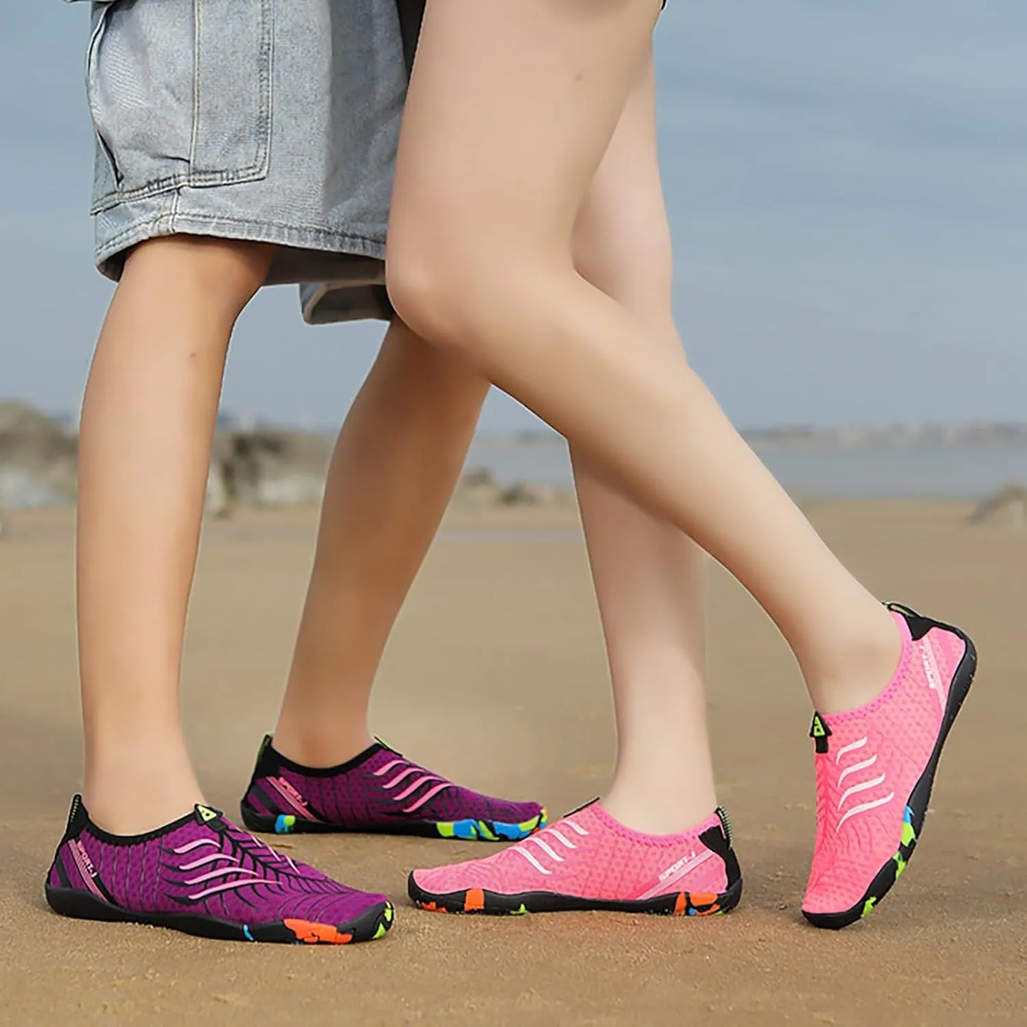 Mens Womens Aqua Shoes Quick Dry Water Swim Beach Pool Surf Hiking Kayaking Diving Yoga Barefoot Outdoor Sports Breathable