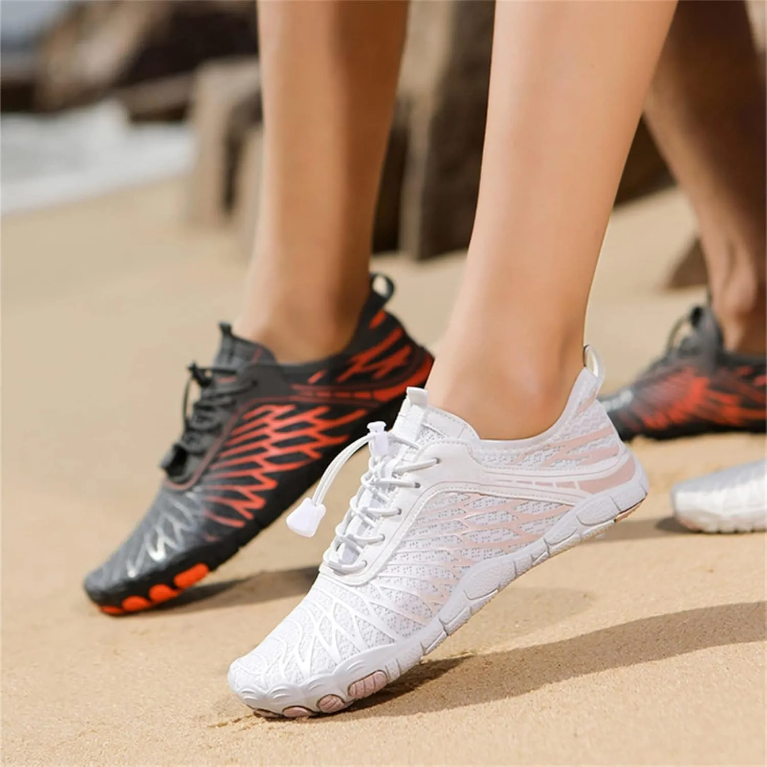 Mens Womens Water Sport Shoes Hiking Footwear Pro Barefoot Shoes Lightweight Quick Drying Aqua Shoe Outdoor Athletic Sport Sneakers Kayaking Boating Hiking Surfing Walking