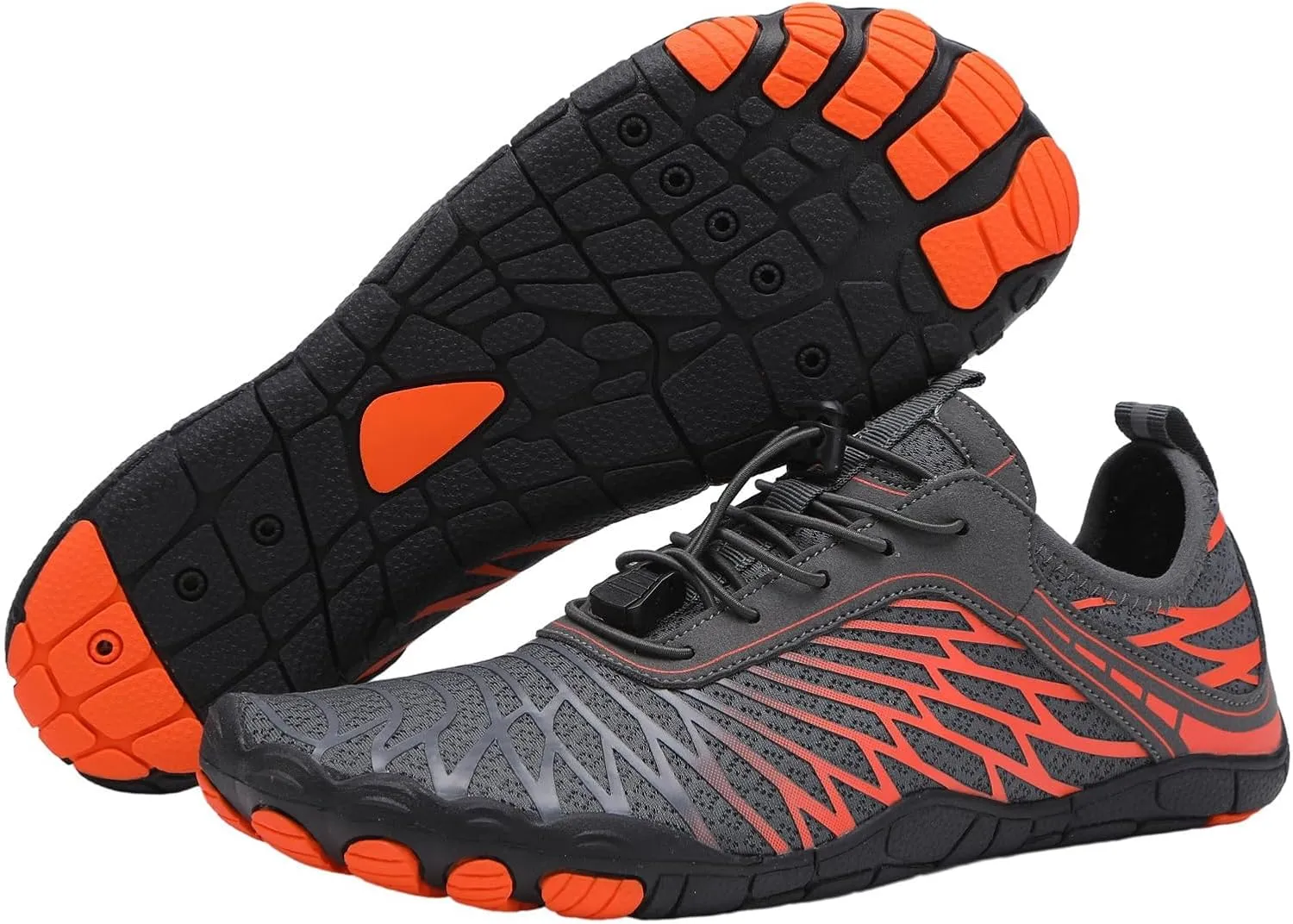 Mens Womens Water Sport Shoes Hiking Footwear Pro Barefoot Shoes Lightweight Quick Drying Aqua Shoe Outdoor Athletic Sport Sneakers Kayaking Boating Hiking Surfing Walking