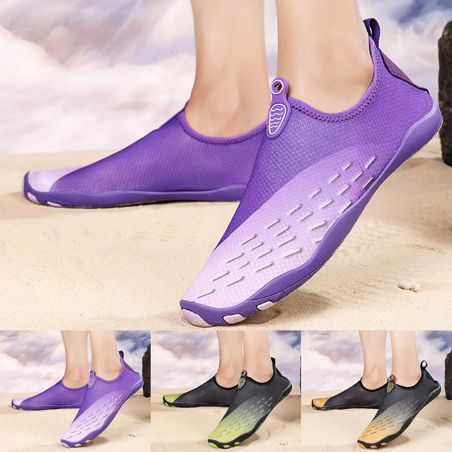 Minimalist Wading Shoes for Women Men Beach Swim Barefoot Shoes Lightweight Breathable Socks Water Shoe
