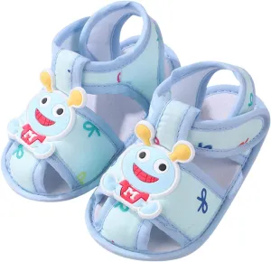 Newborn Shoes for Girls, Baby Girls Boys Shoes Infant Toddler Walkers Shoes Cartoon Bear Princess Shoes Sandals Gifts