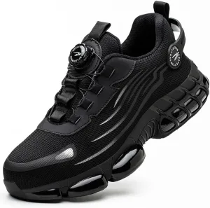 Orgonite Steel Toe Shoes for Men Women Prestivos Shoes Safety Shoe Steel Toe Power Trainers Anti-Slip Lightweight Comfortable Puncture Proof Sneakers