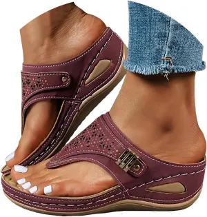 Orthopedic Sandals for Women Dressy Comfortable Arch Support Platform Wedge Sandals Summer Vacation Beach Shoes