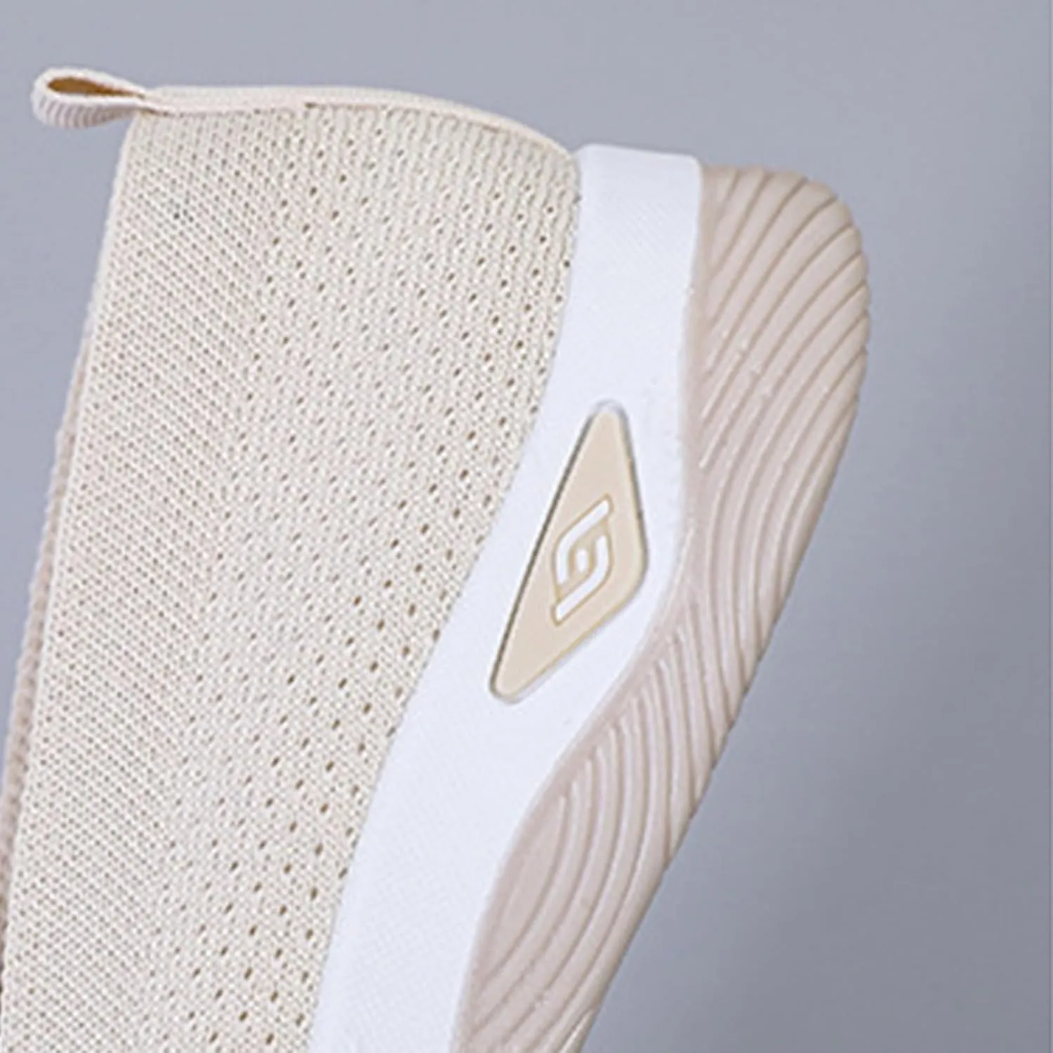 Orthopedic Sneakers for Women Summer Breathable Mesh Slip On Soft Sole Walking Shoes Lightweight Casual Comfortable Fashion Tennis Shoes with Arch Support