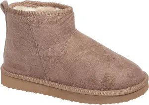 OUTWOODS Girls Snow Boots Faux Fur Lined Kids Winter Ankle Shoes for Little Kid/Big Kid