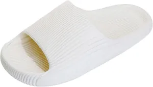 Pillow Slippers Womens Shower Shoes Women and Men Cloud Slides Bathroom Slipper House Home Drainage Hole Non Slip