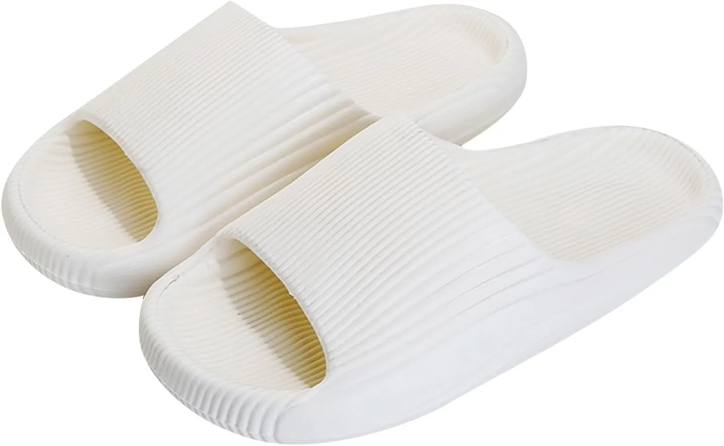 Pillow Slippers Womens Shower Shoes Women and Men Cloud Slides Bathroom Slipper House Home Drainage Hole Non Slip