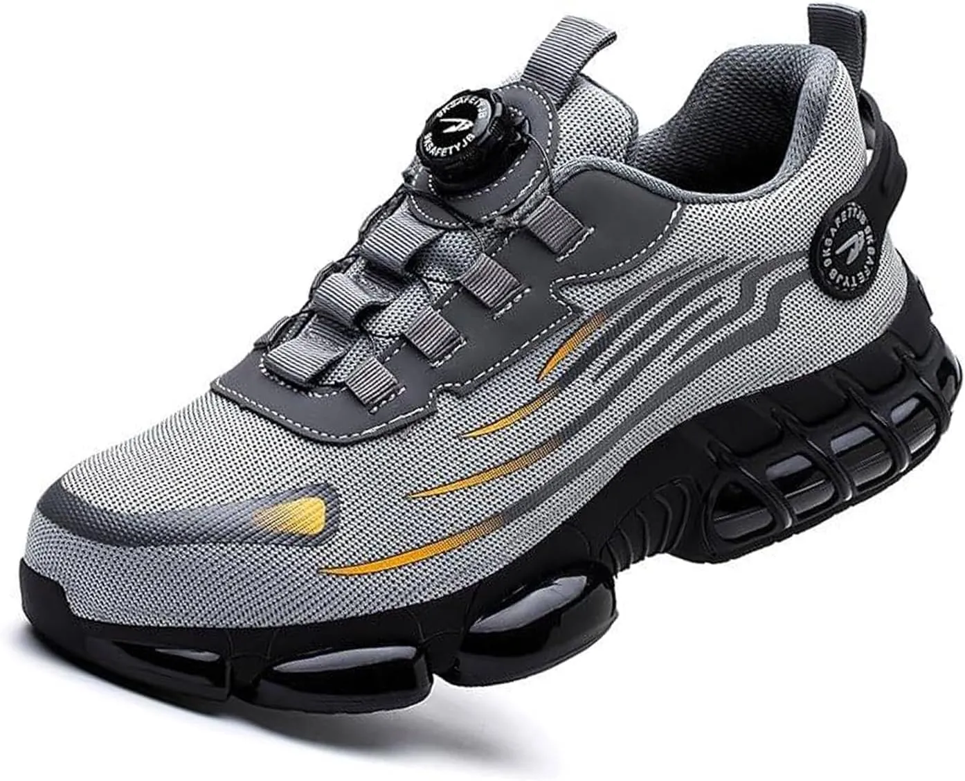 Prestivos Steel Toe Shoes Evontira - Men & Women's Unisex Adult Sneakers - Work Safety - Steel Toe - Comfortable - Lightweight - Black