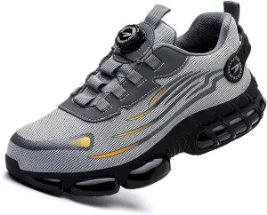 Prestivos Steel Toe Shoes Evontira - Men & Women's Unisex Adult Sneakers - Work Safety - Steel Toe - Comfortable - Lightweight - Black