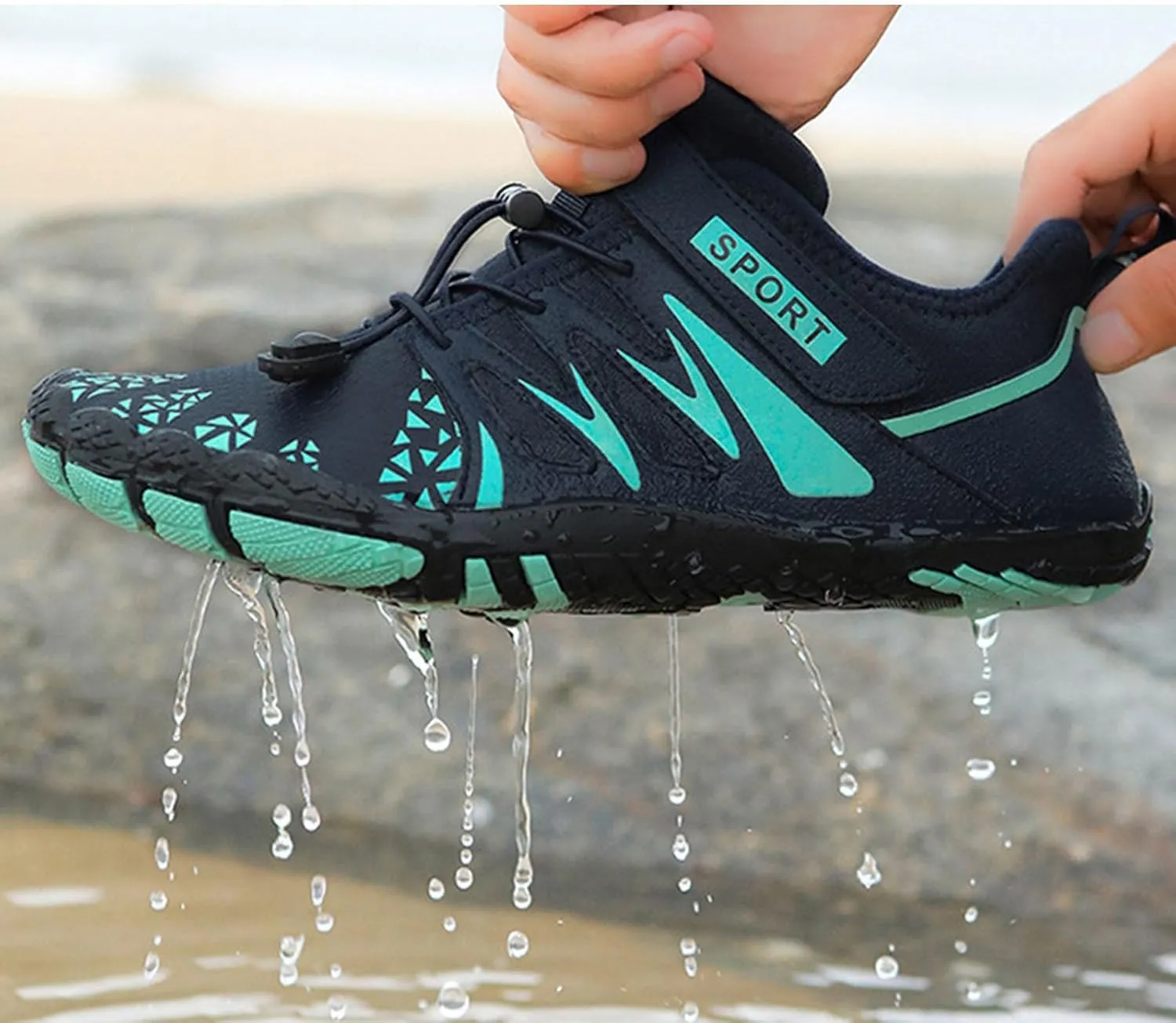 Quick Dry Beach Shoes Water Shoes for Women Men Barefoot Aqua Swim Pool Surf Yoga Hiking Lightweight Non Slip Outdoor Sports