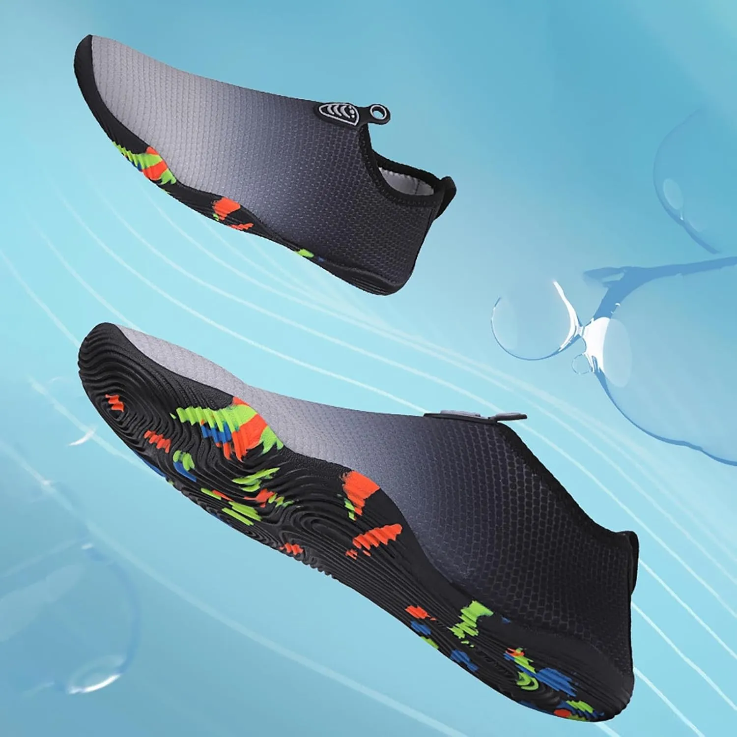 Quick Dry Water Sports Shoes Men Women Barefoot Aqua Swim Beach Pool Surf Hiking Kayaking Diving Yoga Lightweight Non Slip Design
