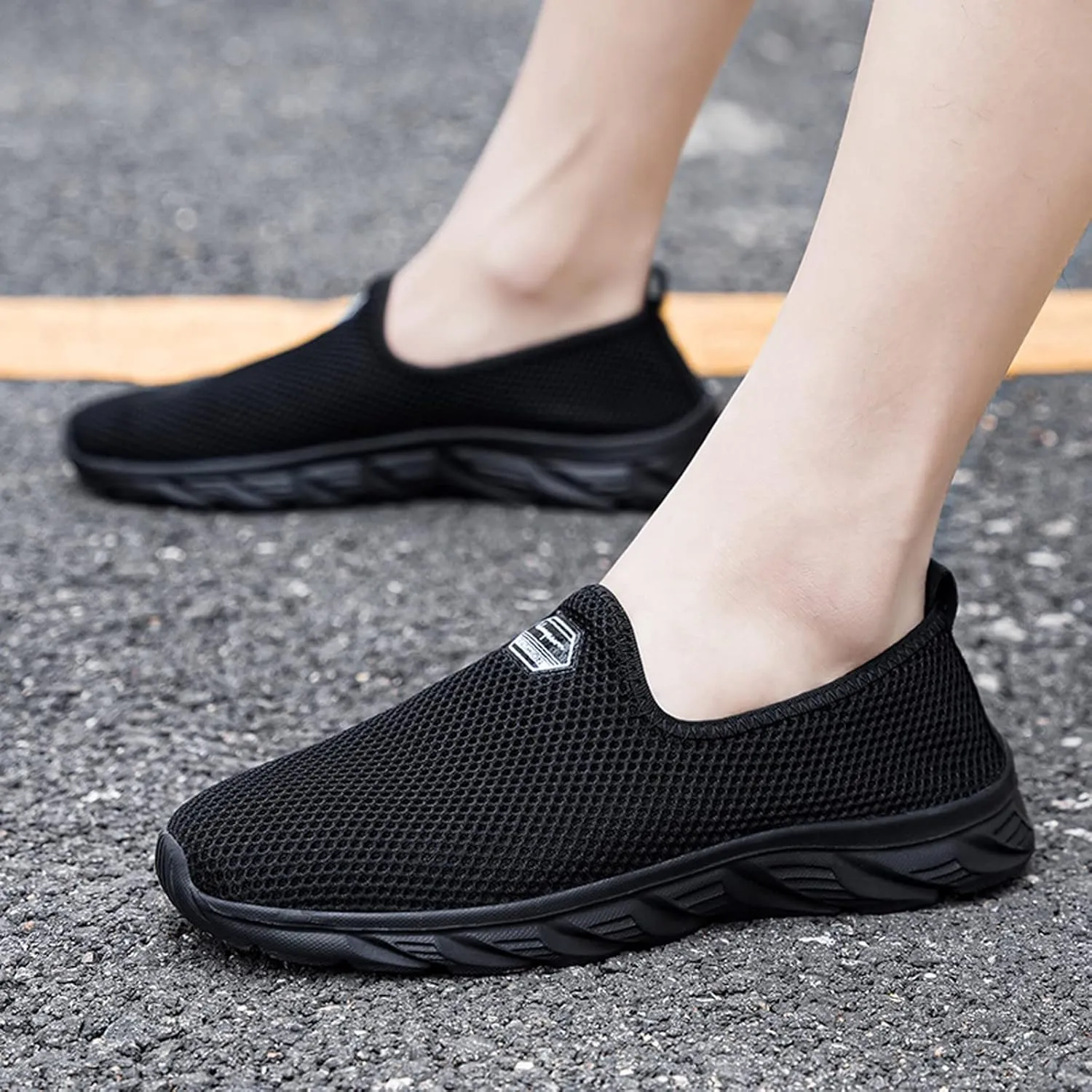 Running Shoes for Men Arch Support Brown Casual Shoes Women's Fashion Sneakers Women's Soft Sole Mesh Comfort Orthopedic Platform Tennis Shoe White Loafers