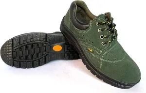 Safety Shoes Steel Toe Cap Safety Boots with Fur for Winter Trainers Puncture Proof Sneakers Breathable Lightweight for Men and Women (Color : Green, Size : 5.5 US)