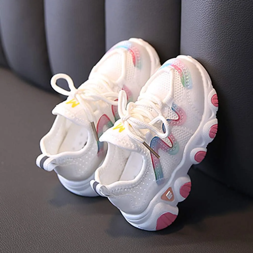 Shoes for Girls Baby Soft Up Shoes Toddler Breathable Infant Kids Girls Lace Mesh Baby Shoes Gift