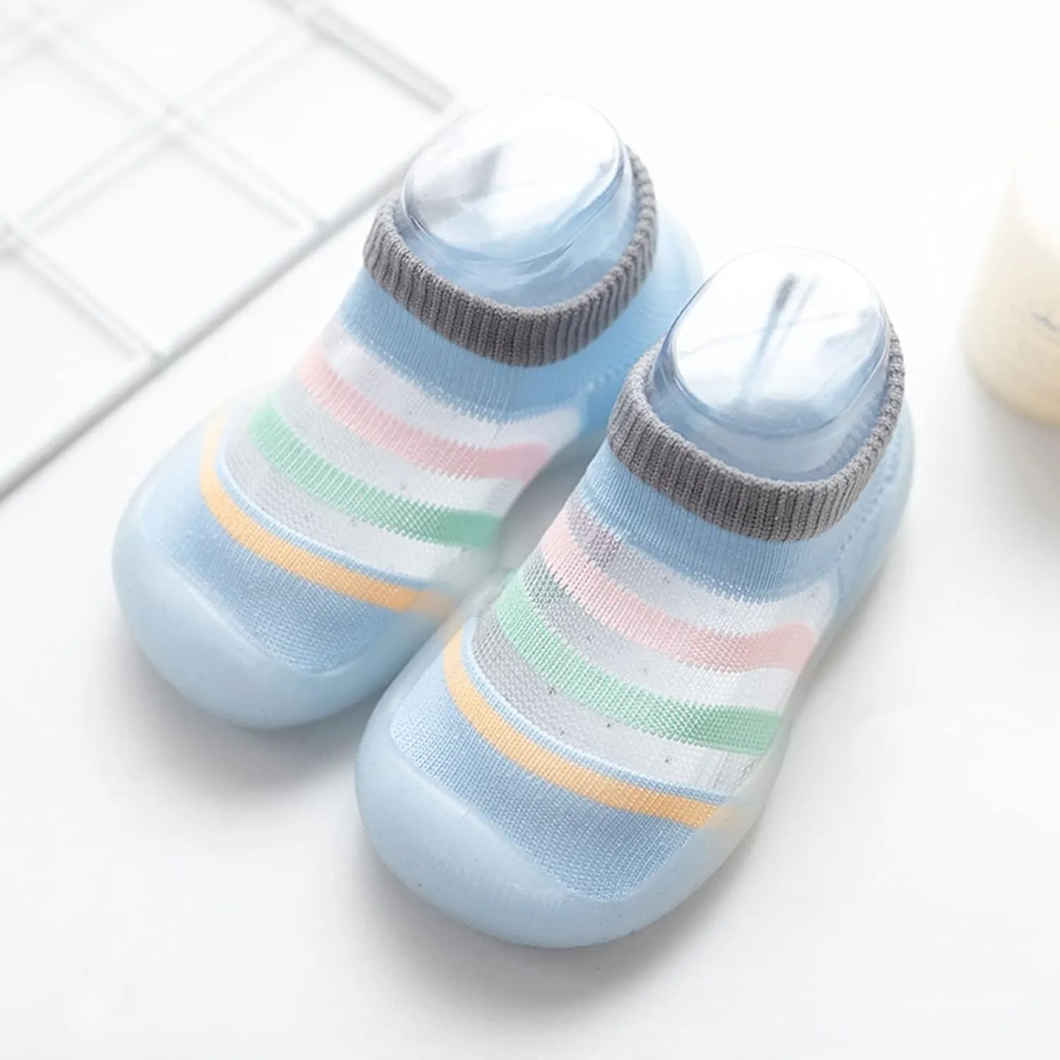 Shoes for Kids Infant Boys Girls Striped Prints Socks Shoes Toddler Breathable Mesh The Shoes for Toddlers