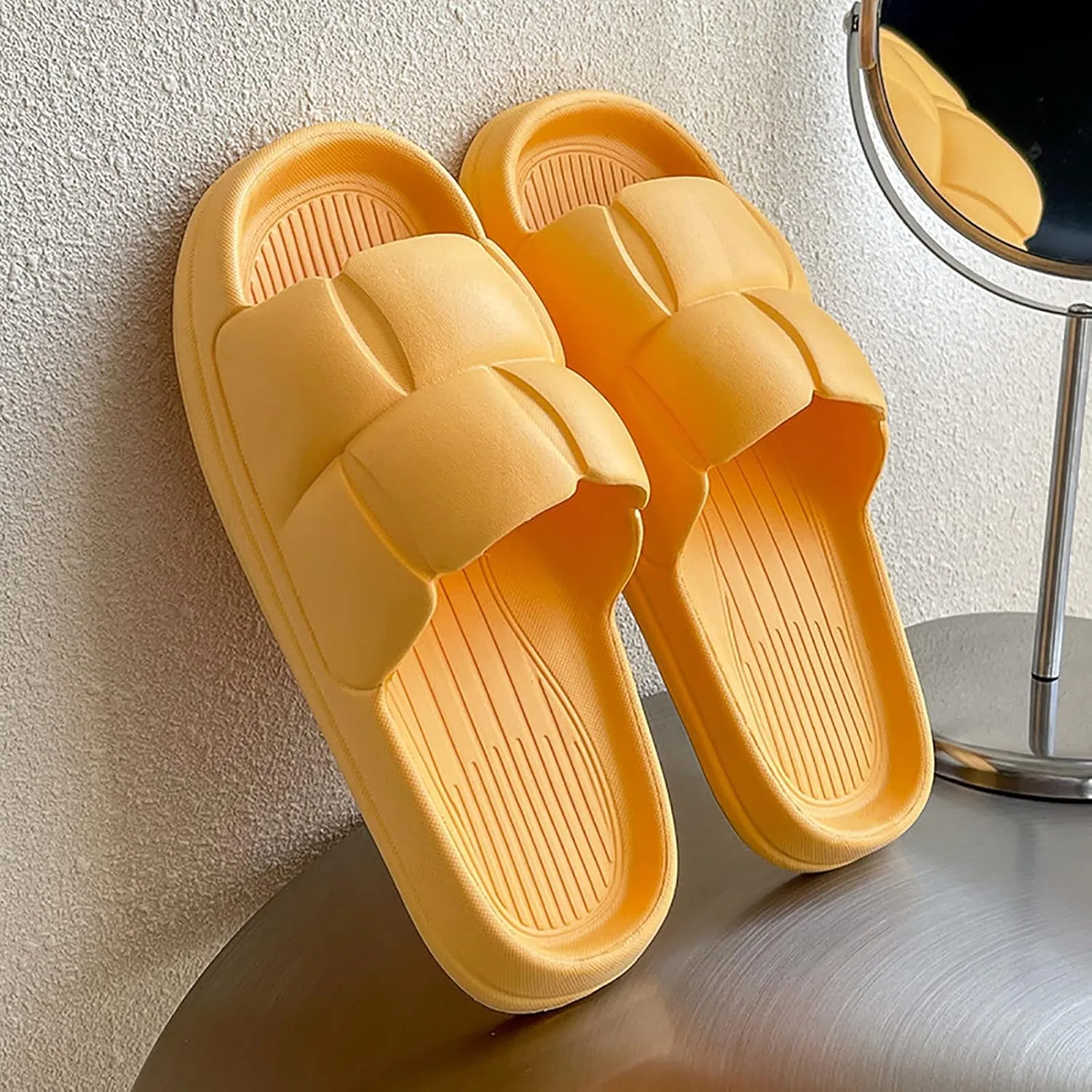 Slides for Men Shower Shoes Women Bathroom Slippers Men Womens Slides Pool Indoor Living Room Slippers