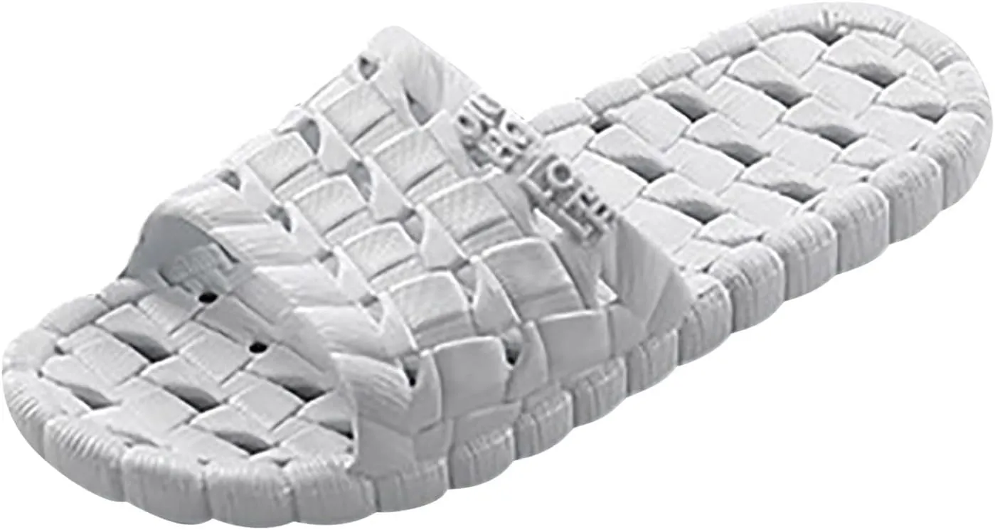 Slides for Men Shower Shoes Women Cloud Slippers for Men Womens Slides House Indoor Bathroom Slippers