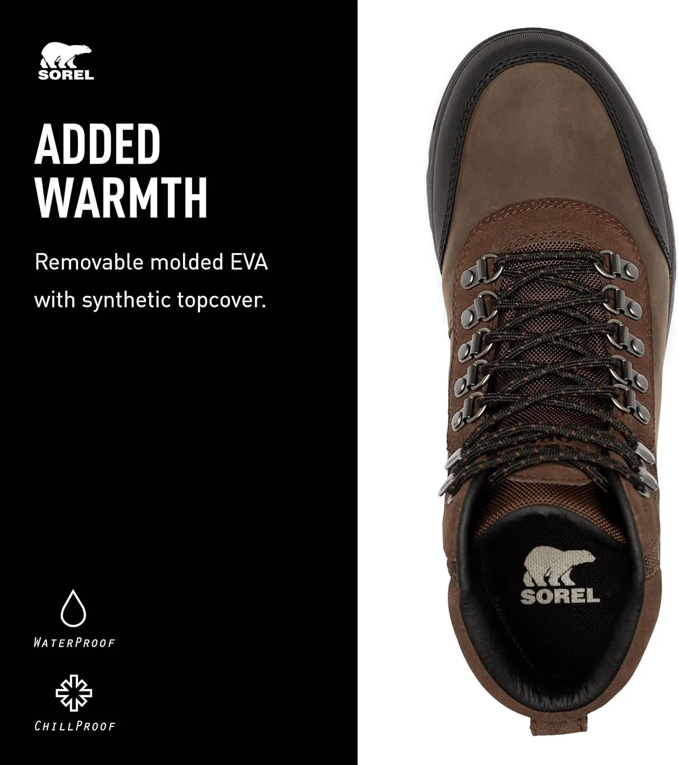Sorel Men's Ankeny II Hiker Waterproof Boots
