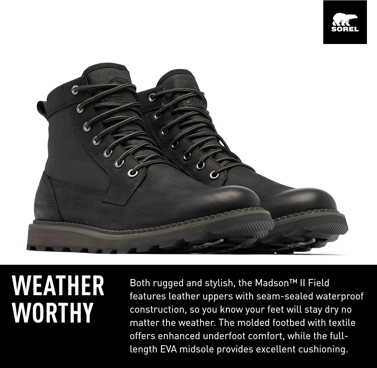 Sorel Men's Madson II Field Waterproof Boots