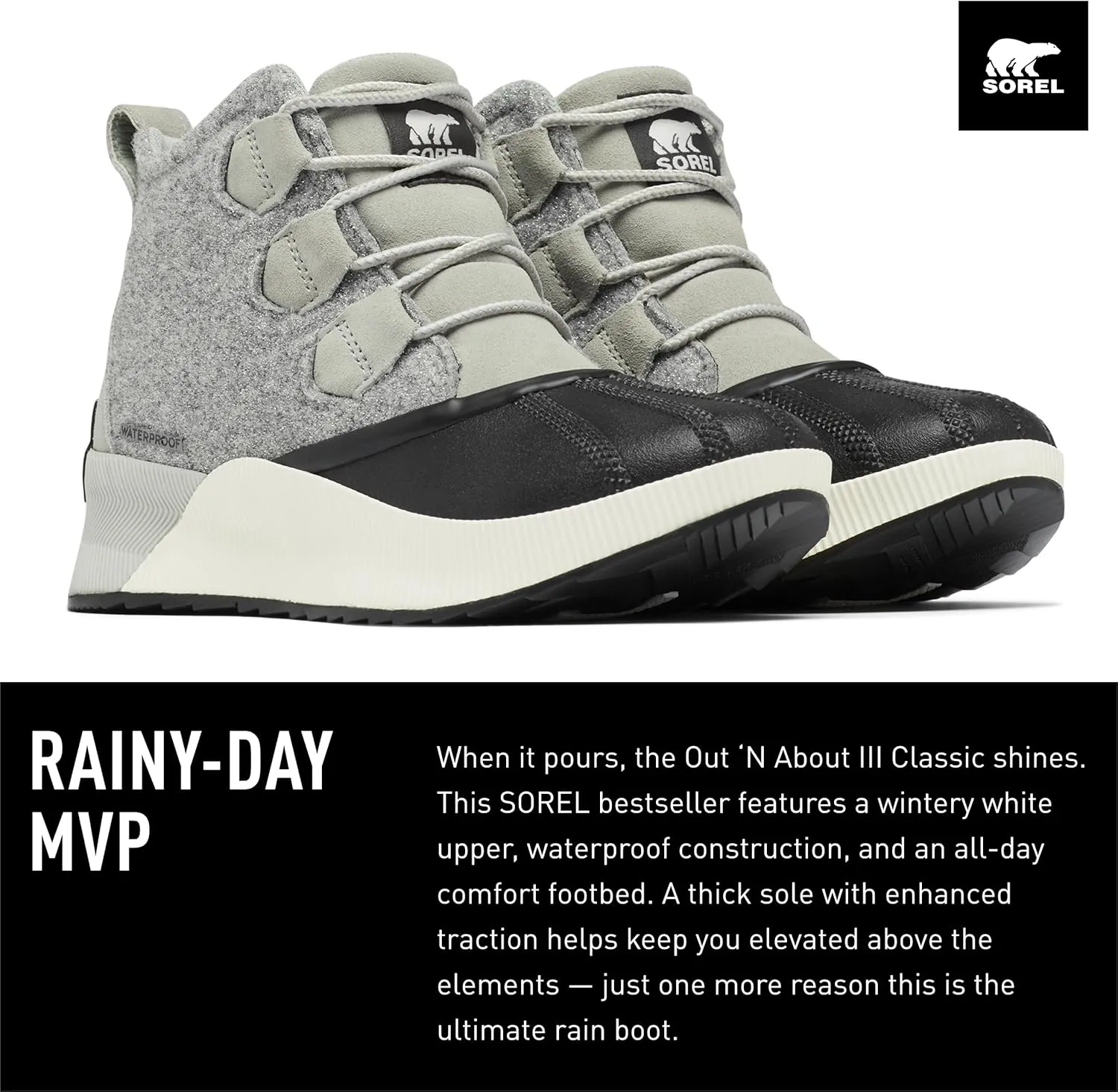 Sorel Women's Out N About lll Classic Waterproof Boots