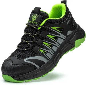 Steel Toe Shoes for Men Women Prestivos Shoes Safety Shoe Steel Toe Power Trainers Anti-Slip Lightweight Comfortable Puncture Proof Sneakers