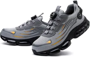 Steel Toe Shoes for Men Women Prestivos Shoes Safety Shoe Steel Toe Power Trainers Anti-Slip Lightweight Comfortable Puncture Proof Sneakers