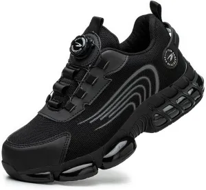Steel Toe Shoes for Men Women Prestivos Shoes Safety Shoe Steel Toe Power Trainers Anti-Slip Lightweight Comfortable Puncture Proof Sneakers