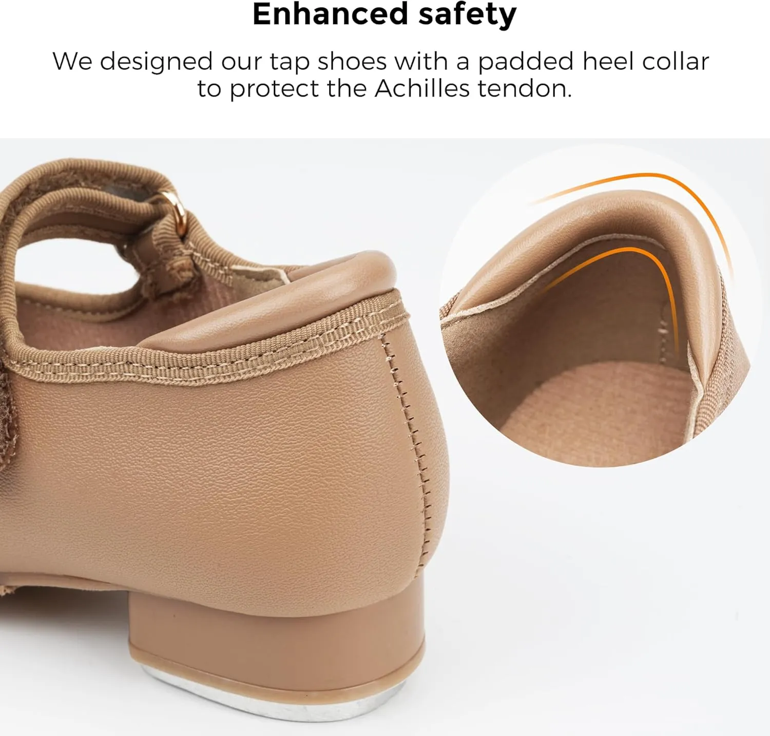 Stelle Girls Tap Shoes Boys Buckle PU Leather Dance Shoes(Toddler/Little Kid/Big Kid)