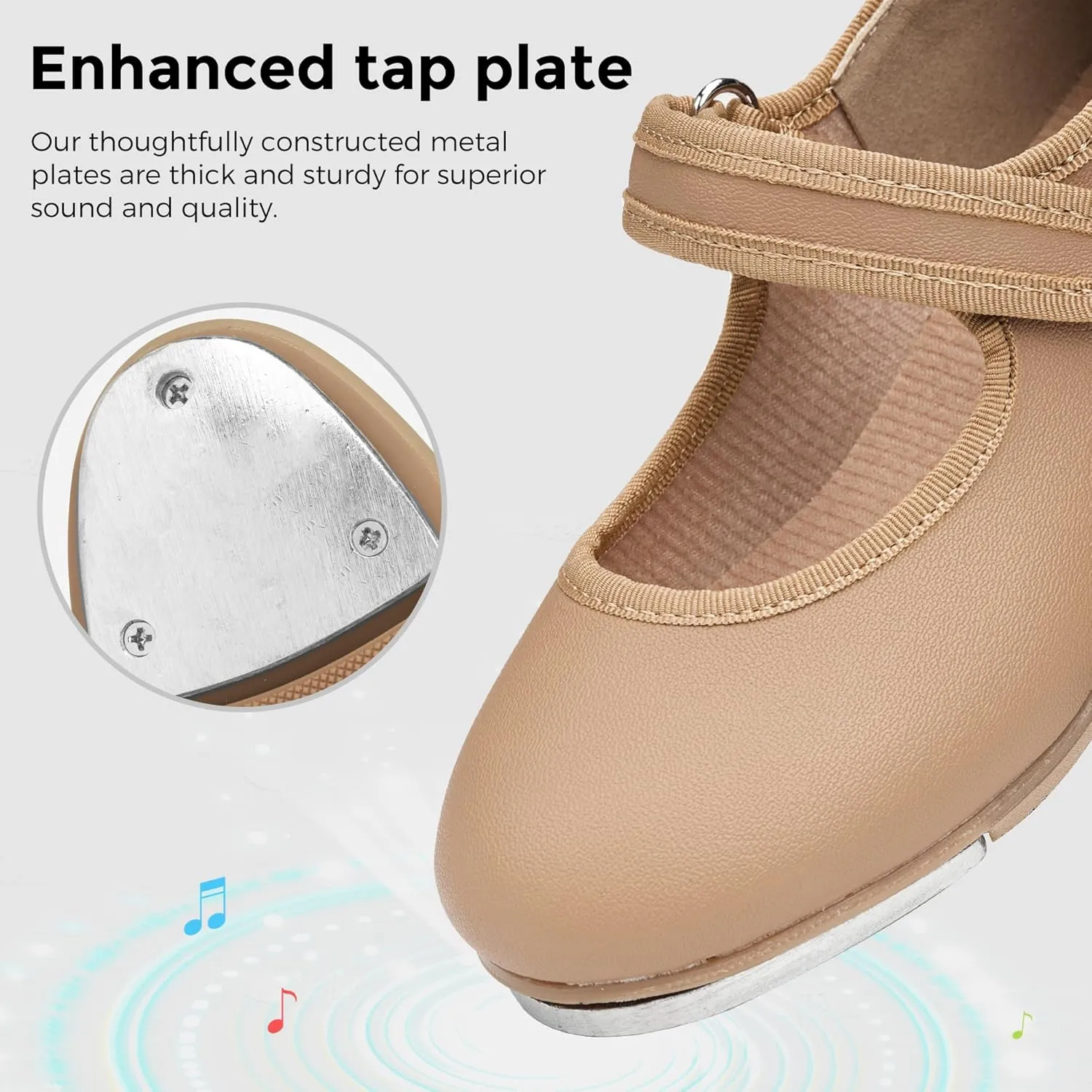 Stelle Tap Shoes for Girls Toddler Boys PU Leather Dance Shoes(Toddler/Little Kid/Big Kid)