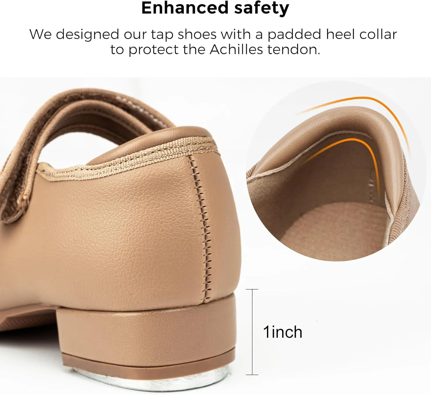Stelle Tap Shoes for Girls Toddler Boys PU Leather Dance Shoes(Toddler/Little Kid/Big Kid)