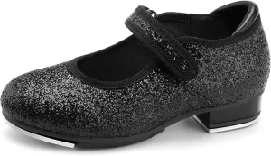 Stelle Tap Shoes for Girls Toddler PU Tap Dance Shoes for Toddler/Little Kids/Big Kids