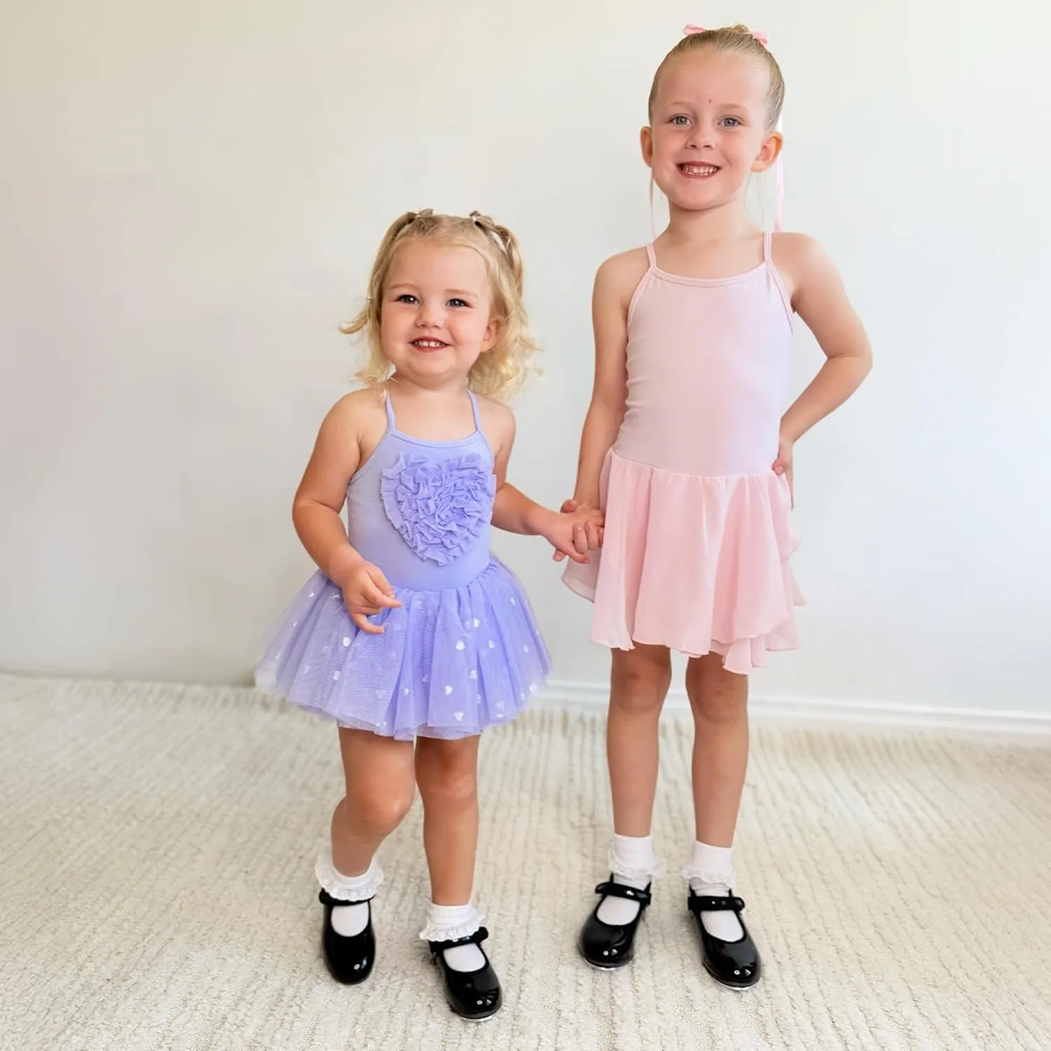Stelle Tap Shoes for Girls Toddler PU Tap Dance Shoes for Toddler/Little Kids/Big Kids