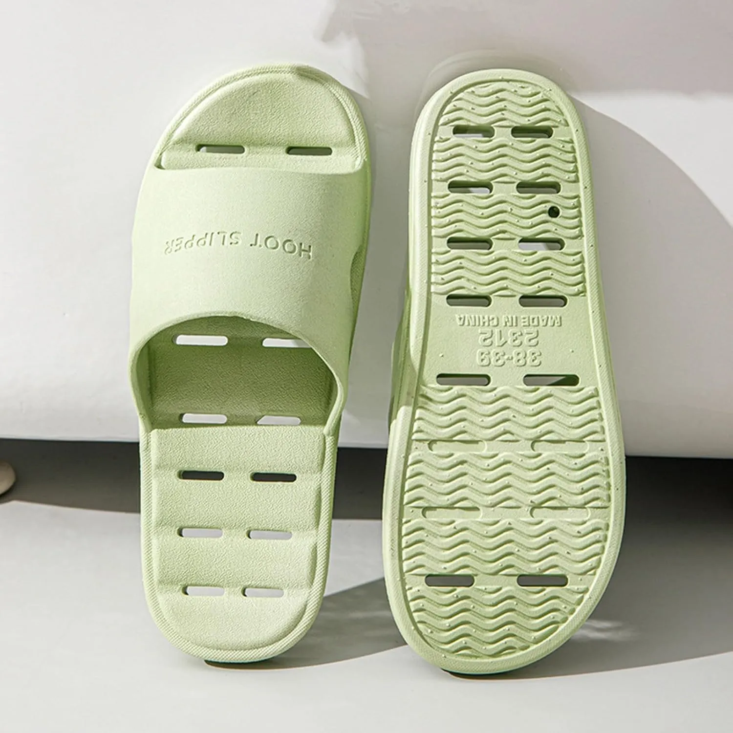 Summer Slides Sandals for Women Open Toe Shower Shoes Bathroom Sandals Walking Sandals Slides for Women