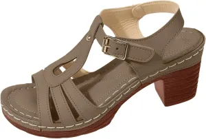 Summer Wedge Sandals for Women Comfortable Open Toe Sandals Chunky Heel Fish Mouth Platform Sandal Dressy Casual Beach Walking Shoes with Ankle Strap