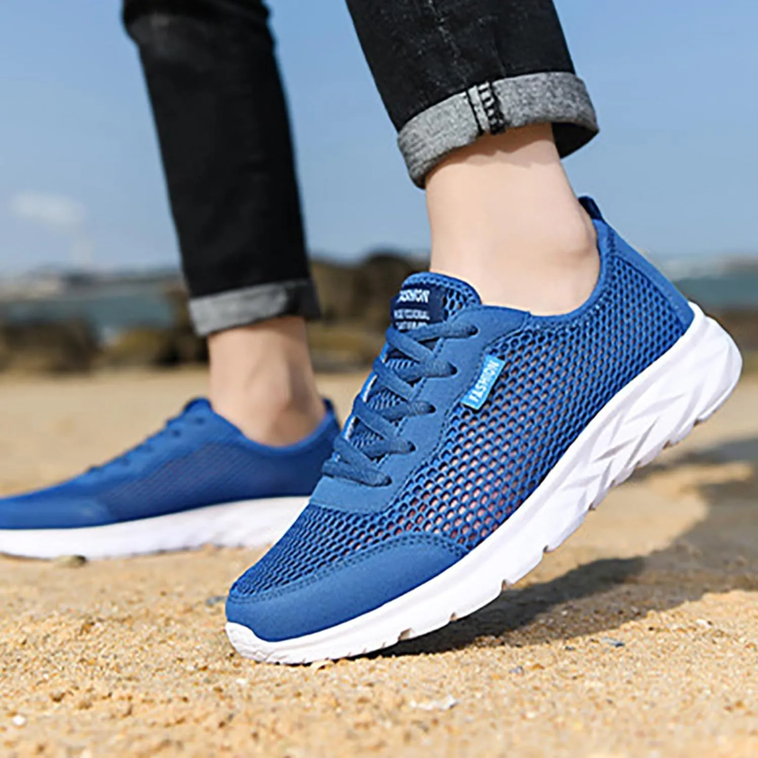 Tennis Shoes Men Walking Casual Shoes Slip On Women Shoes Sneakers Women's Walking Arch Support Non Slip Work Red Tennis Shoe Loafers Casual Slip On