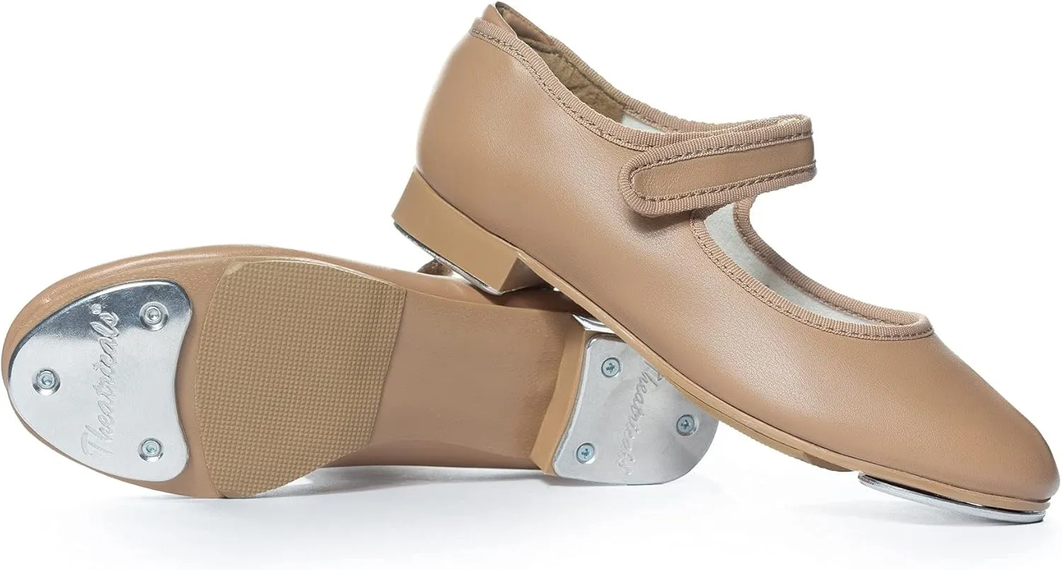 Theatricals Girls Hook and Loop Strap Tap Shoes