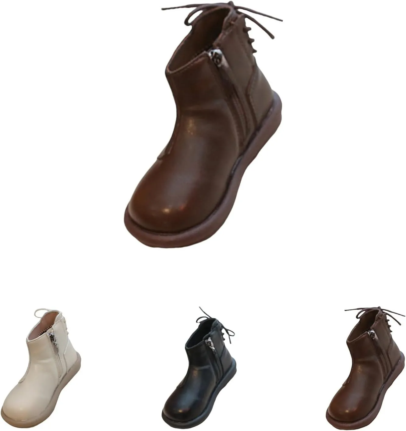 Toddler Girls Boys Water Proof Ankle Boots High Top First Walking Soft Sole Anti-Slip Flat Girls Mad Scientist Boots