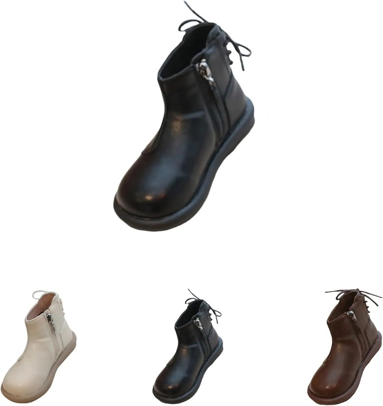 Toddler Girls Boys Water Proof Ankle Boots High Top First Walking Soft Sole Anti-Slip Flat Girls Mad Scientist Boots