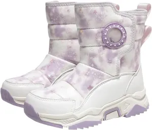 Toddler Girls' Snow Boots Ankle Snow Boots Kids Fur Lined Snow Shoes Kids Winter Boots Windproof Warm Baby Boys Girls
