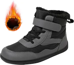 Toddler Girls' Snow Boots Toddler Winter Ankle Snow Boots Fur Lining Winter Boots Kids Windproof Kids School Booties