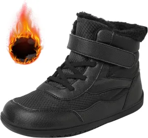 Toddler Girls' Snow Boots Toddler Winter Ankle Snow Boots Fur Lining Winter Boots Kids Windproof Kids School Booties