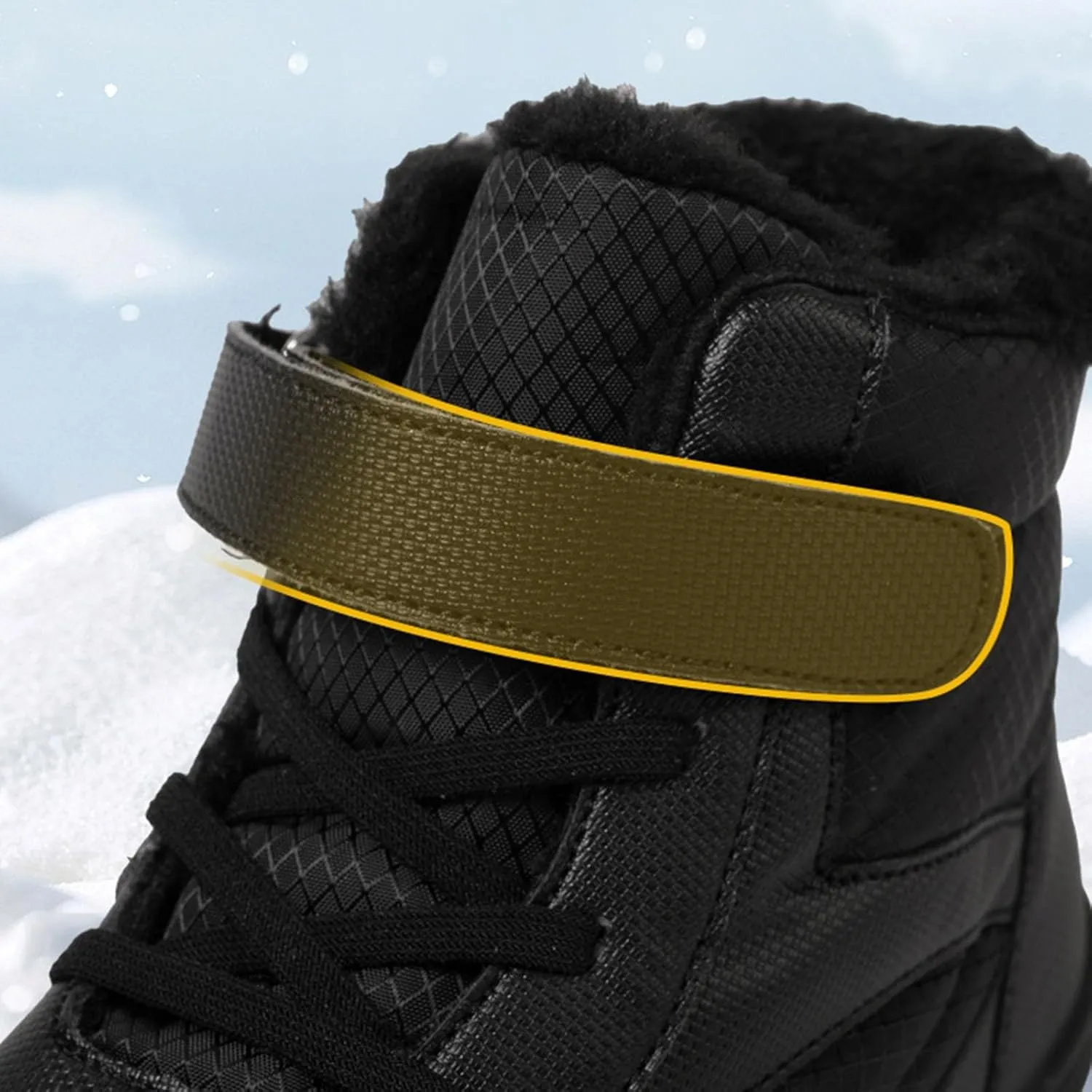 Toddler Girls' Snow Boots Toddler Winter Ankle Snow Boots Fur Lining Winter Boots Kids Windproof Kids School Booties