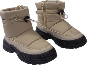 Toddler Girls' Snow Boots Winter Boots Kids Ankle Boots Baby Boys Girls Fur Lined Boots Warm Non Slip Windproof Boots