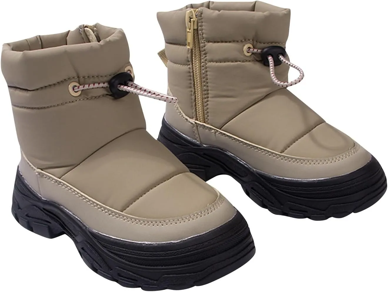 Toddler Girls' Snow Boots Winter Boots Kids Ankle Boots Baby Boys Girls Fur Lined Boots Warm Non Slip Windproof Boots