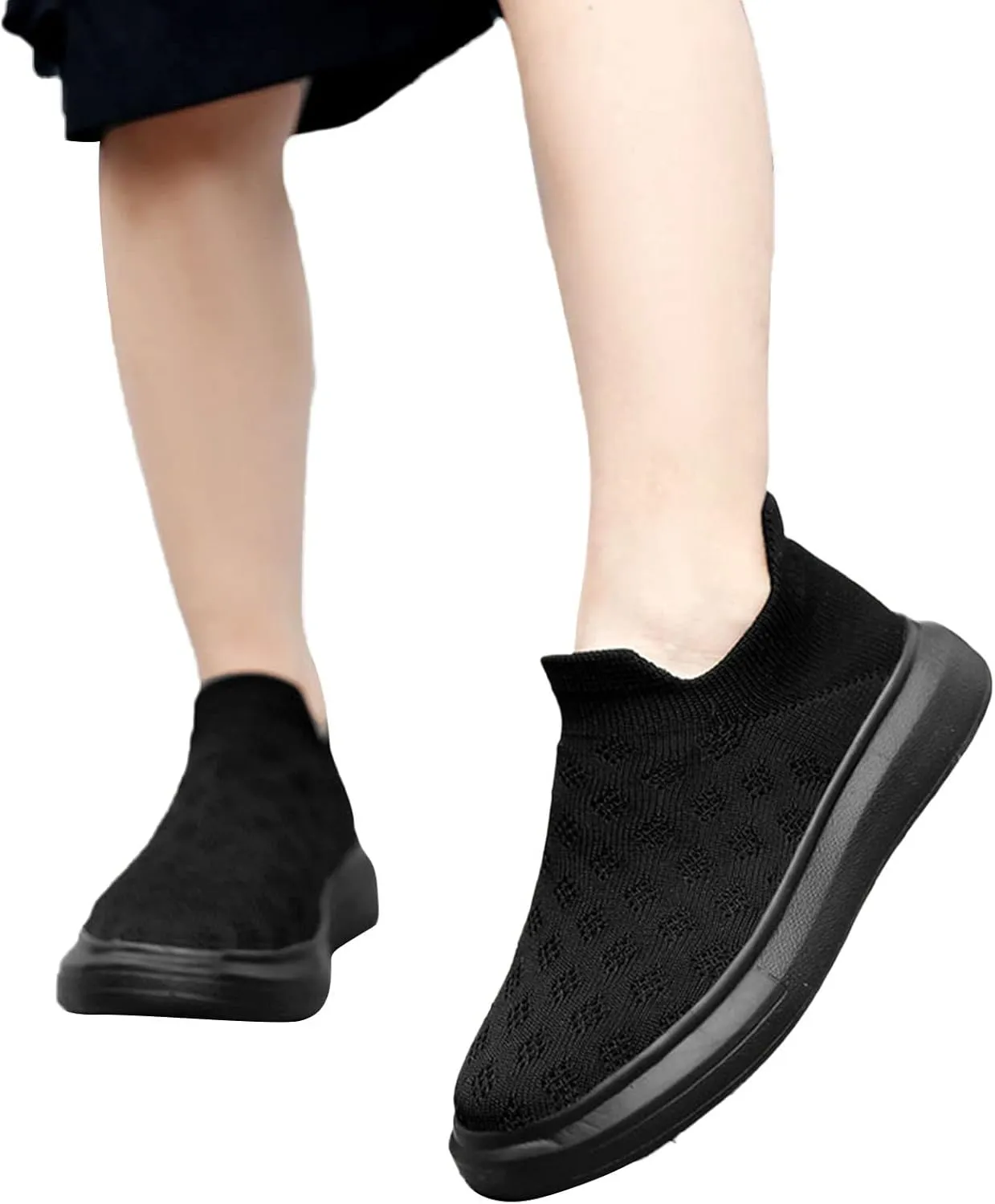 Toddler Slip On Sock Sneaker Shoes Boys Girls Sneakers Lightweight for Walking Mesh Athletic Running Tennis Shoes