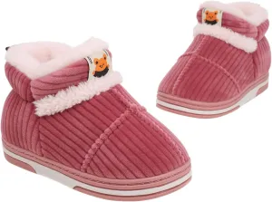 Toddler Snow Boots Kids Baby Boys Girls Winter Shoes Fur Lined Warm Ankle Boots Anti-slip Snow Shoes Kid Winter Boots