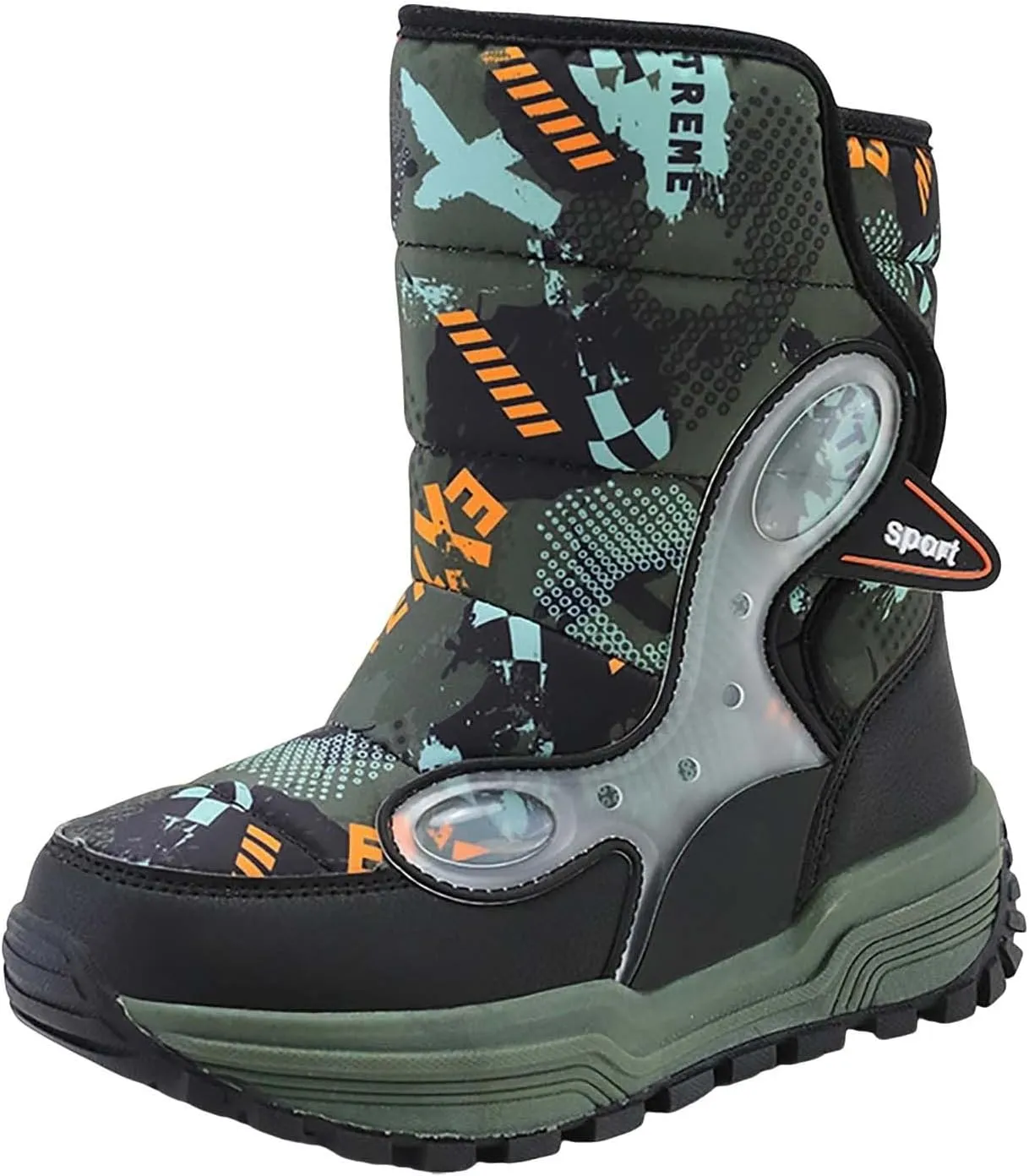 Toddler Winter Snow Boots Kids Fur Lined Warm Boots Baby Boys Girls Thermal Winter Boots Non Slip Ankle Booties Shoes