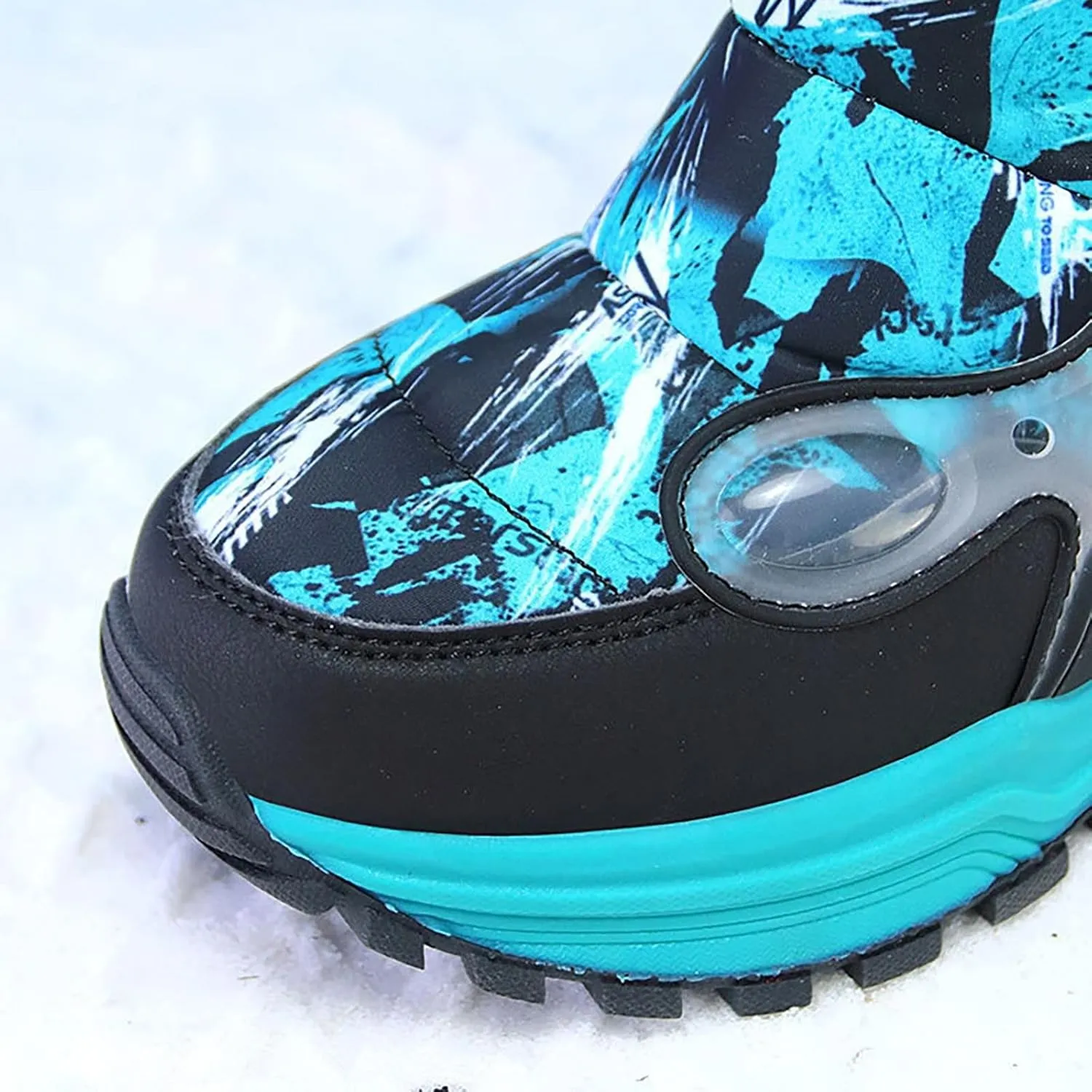 Toddler Winter Snow Boots Kids Fur Lined Warm Boots Baby Boys Girls Thermal Winter Boots Non Slip Ankle Booties Shoes