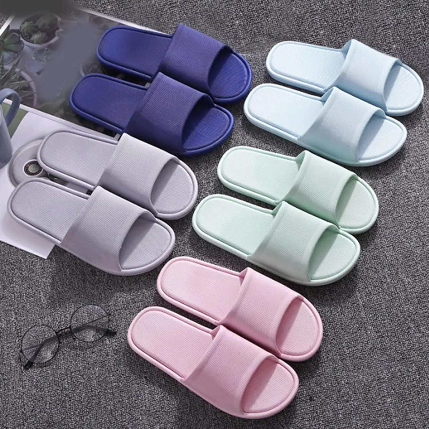 Travel Slippers for Women House Slides Shower Sandals Versatile Slides Sandals Women's Fashion Slippers