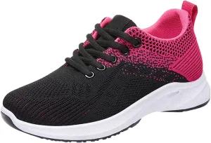Walking Shoes for Women Arch Support Orthopedic Shoes Mesh Breathable Lightweight Tennis Walking Shoes Comfortable Casual Athletic Sneakers for Gym Workout Sports